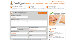 Desktop Screenshot of golvlaggare.se