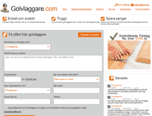 Tablet Screenshot of golvlaggare.se